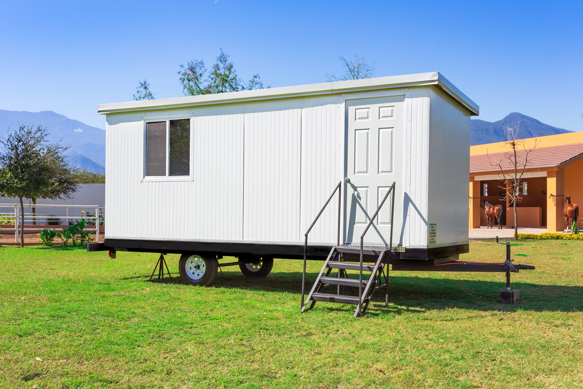 Caseta de punto de venta móvil